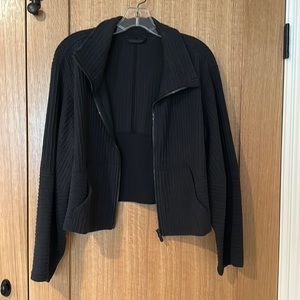 Black lululemon jacket.